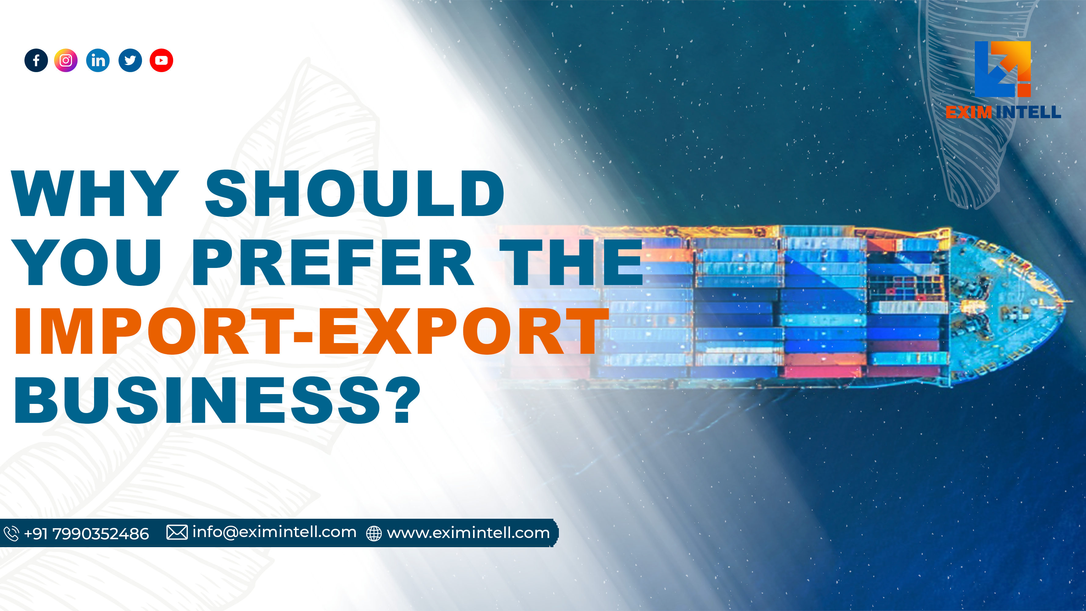 Why should you prefer the Export-Import Business?