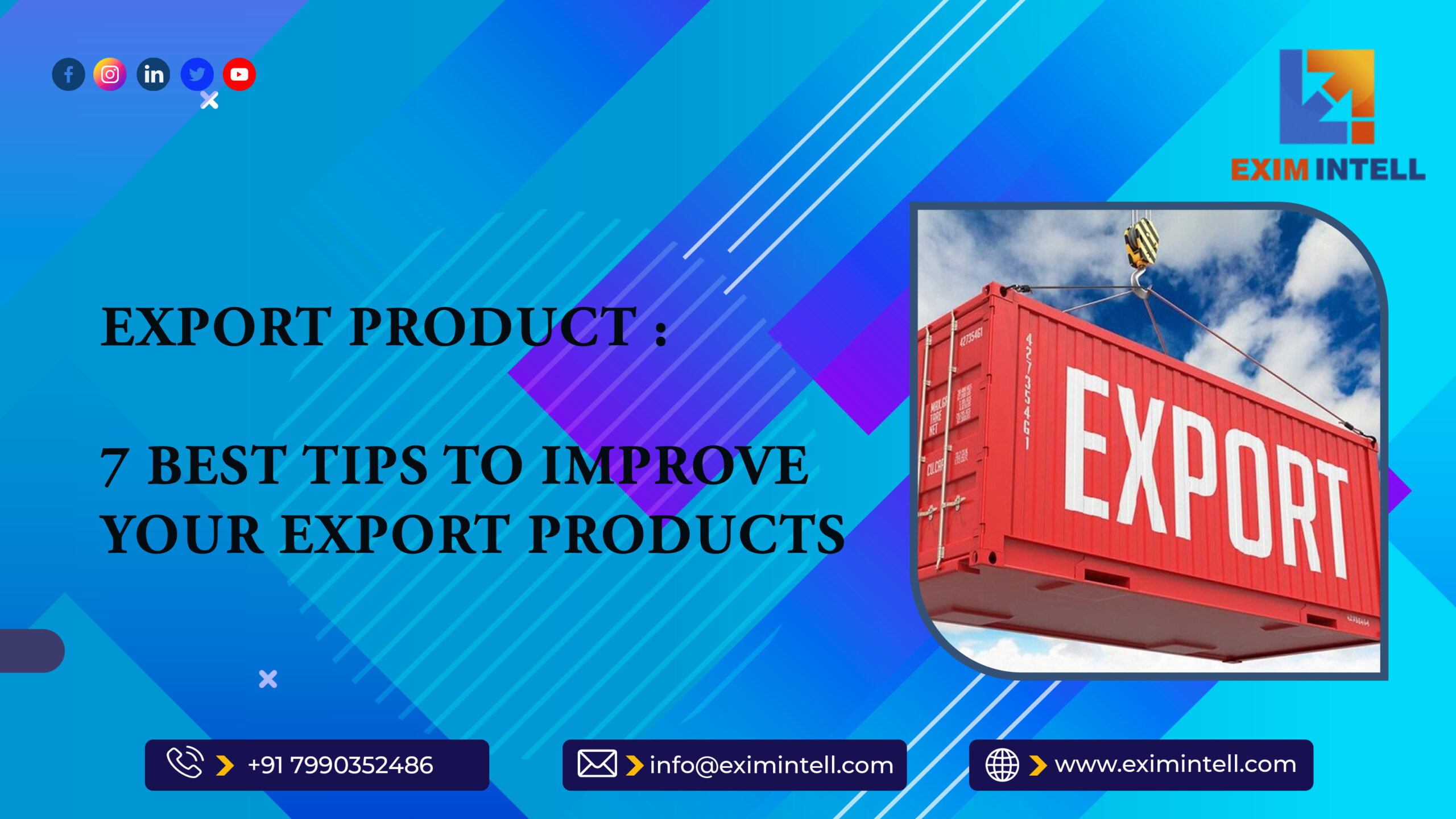 Export Product: 7 Best Tips To Improve Your Export Products