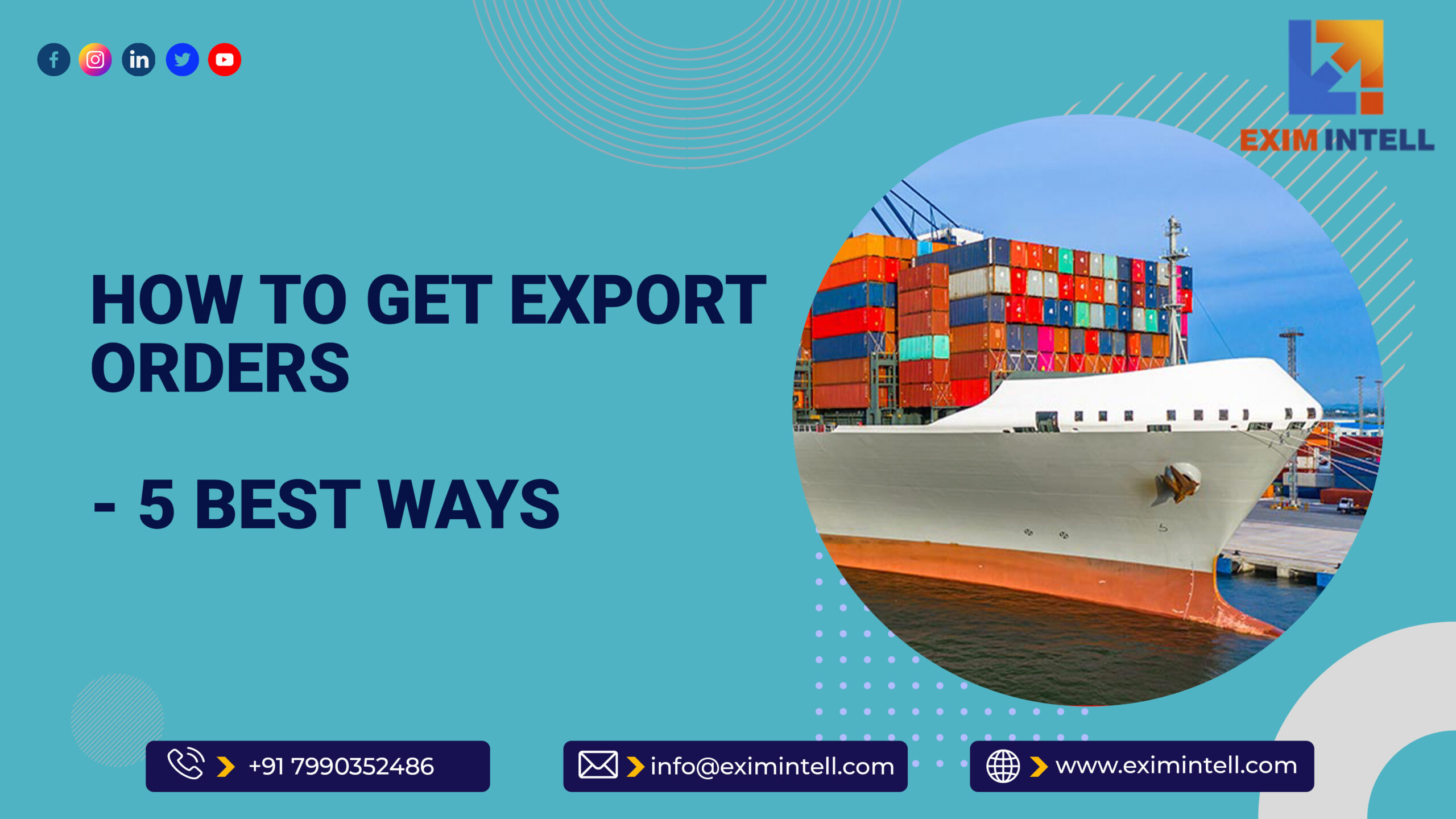 How to Get Export Orders – 5 Best Ways