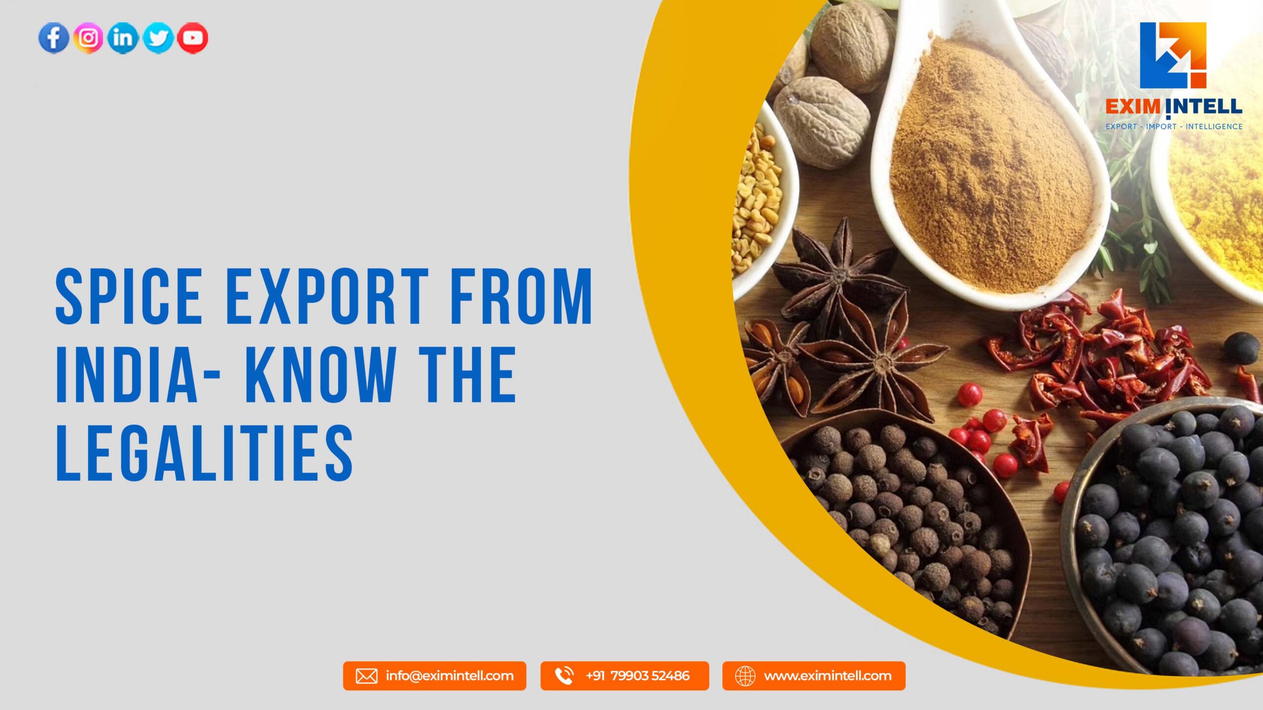 Spice Export From India- Know The Legalities