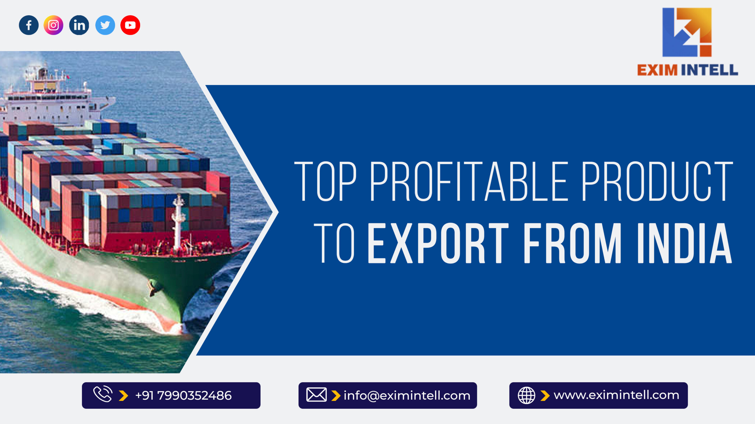 Top Profitable Product to Export From India