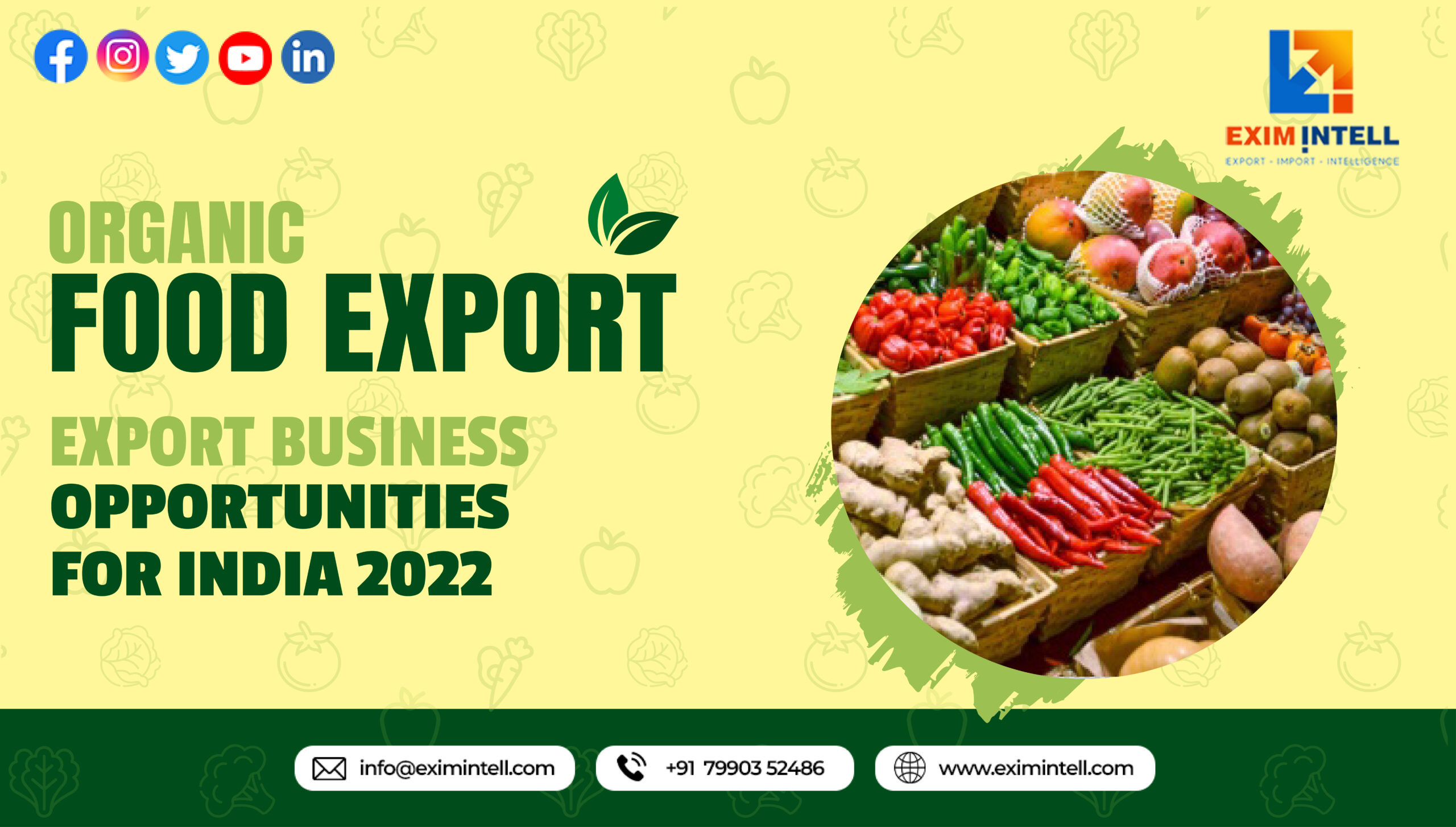 Export Business Opportunities for India in 2022: Organic Food Export