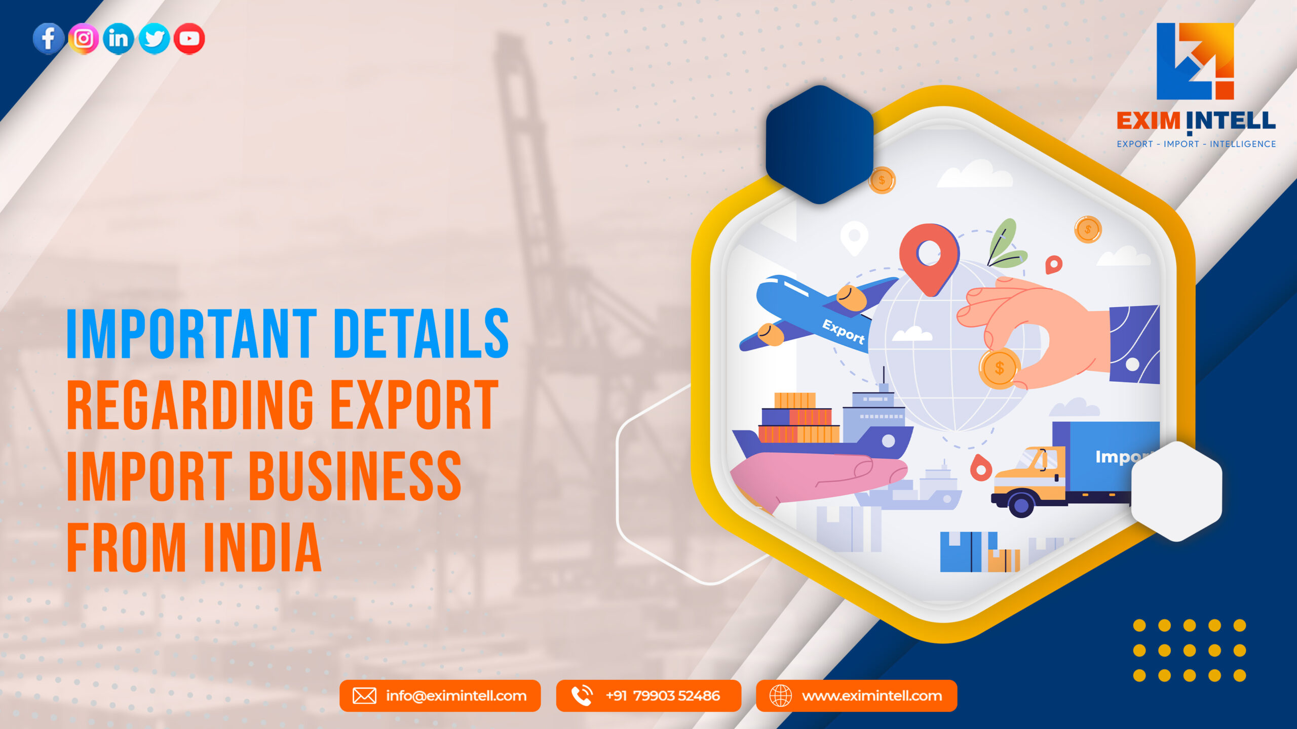 Important details Regarding Export Import Business from India