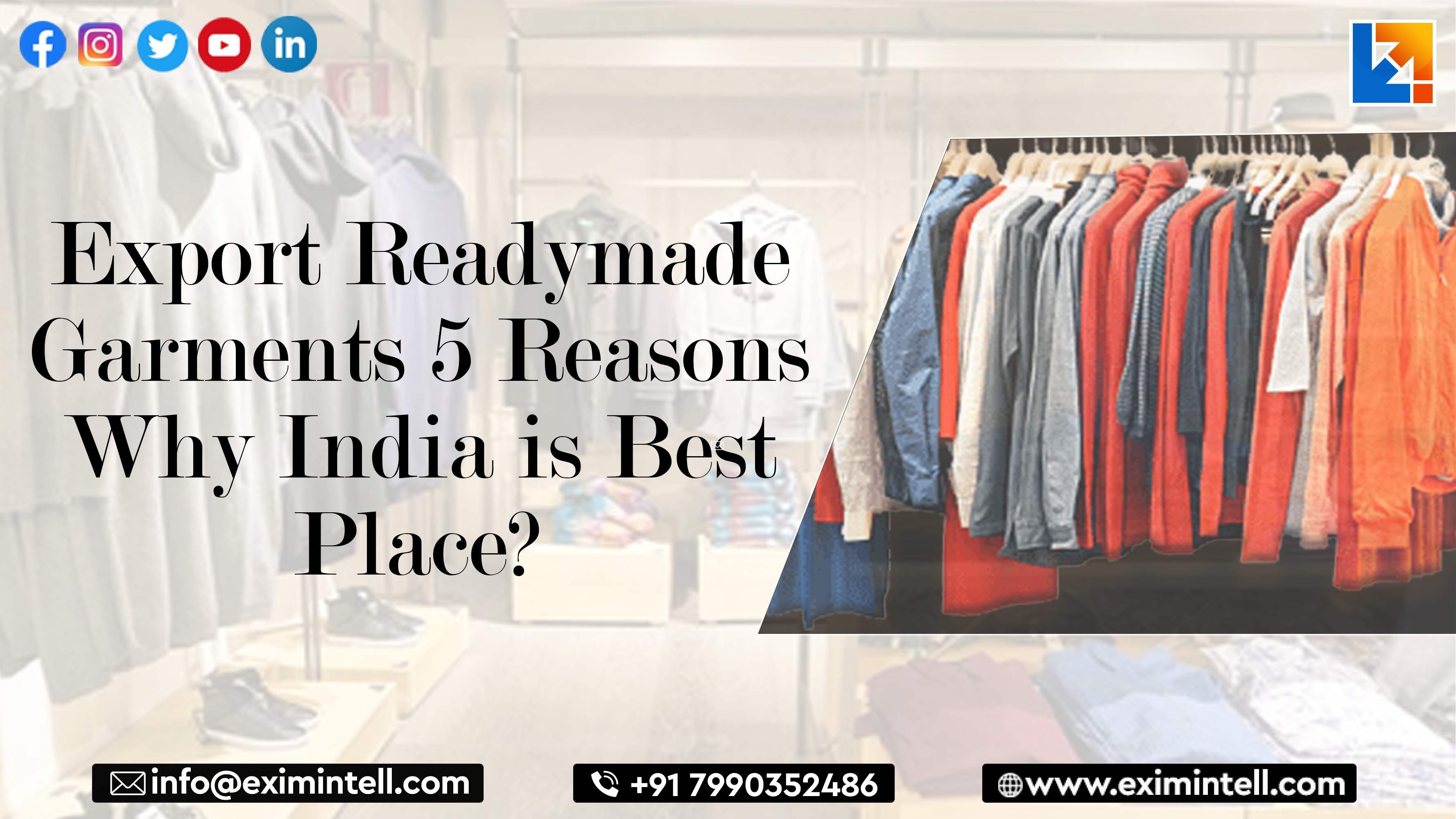 Export Readymade Garments 5 Reasons Why India is Best Place?