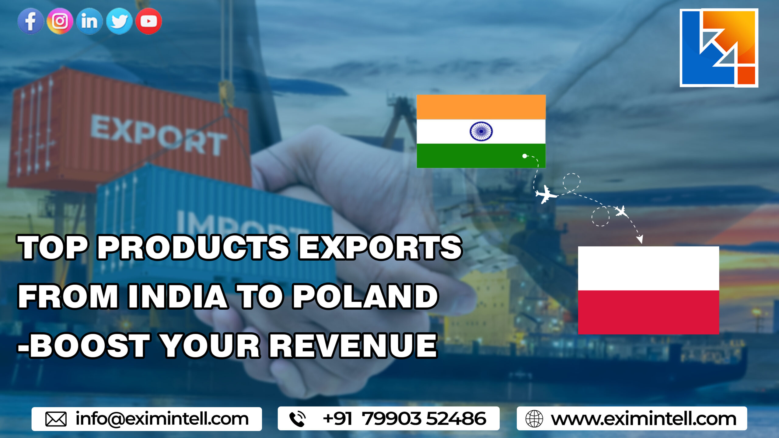 Top Products Exports From India to Poland-Boost Your Revenue