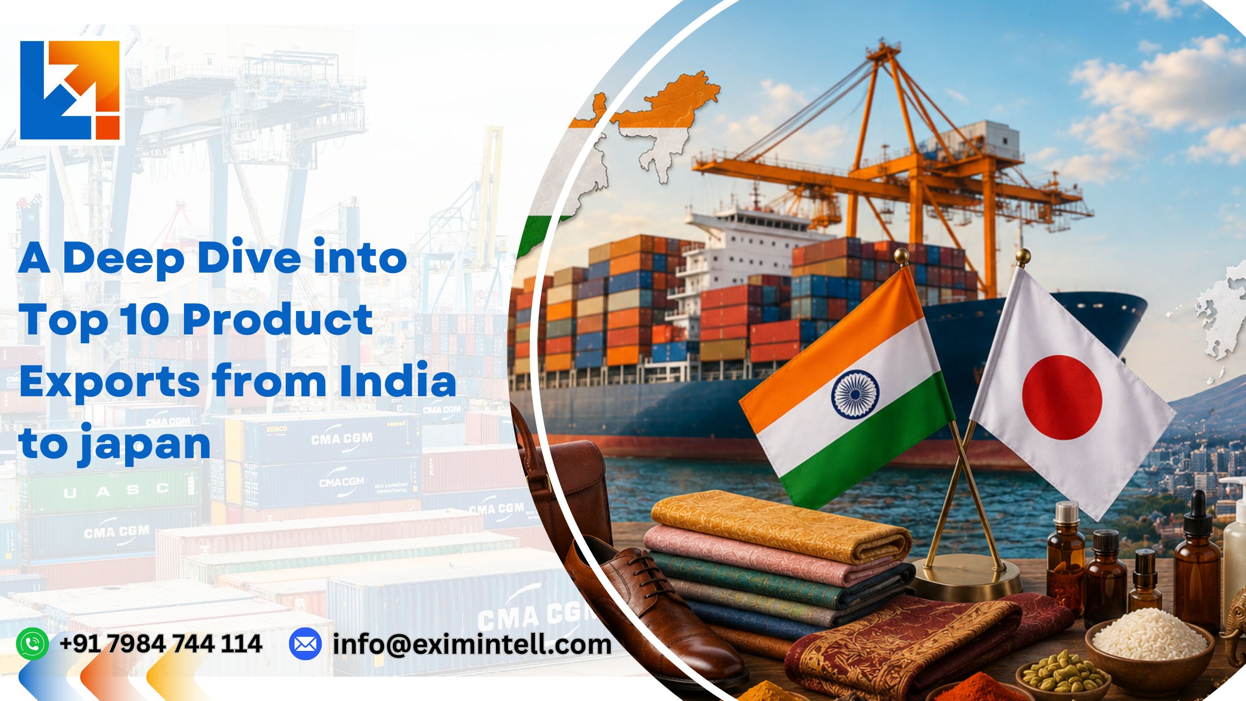 A Deep Dive into Top 10 Product Exports from India to japan