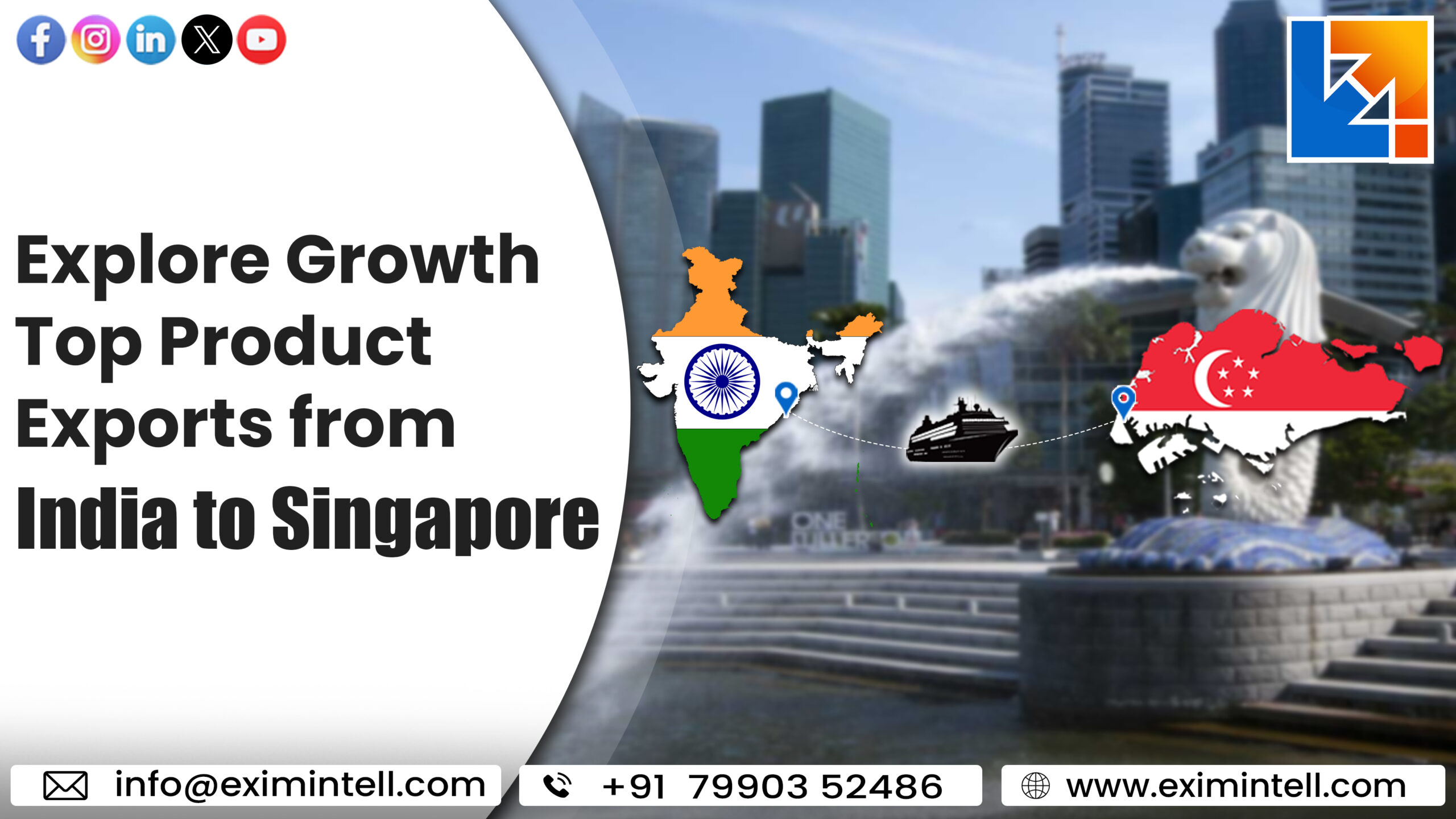 Explore Growth- Top Product Exports from India to Singapore