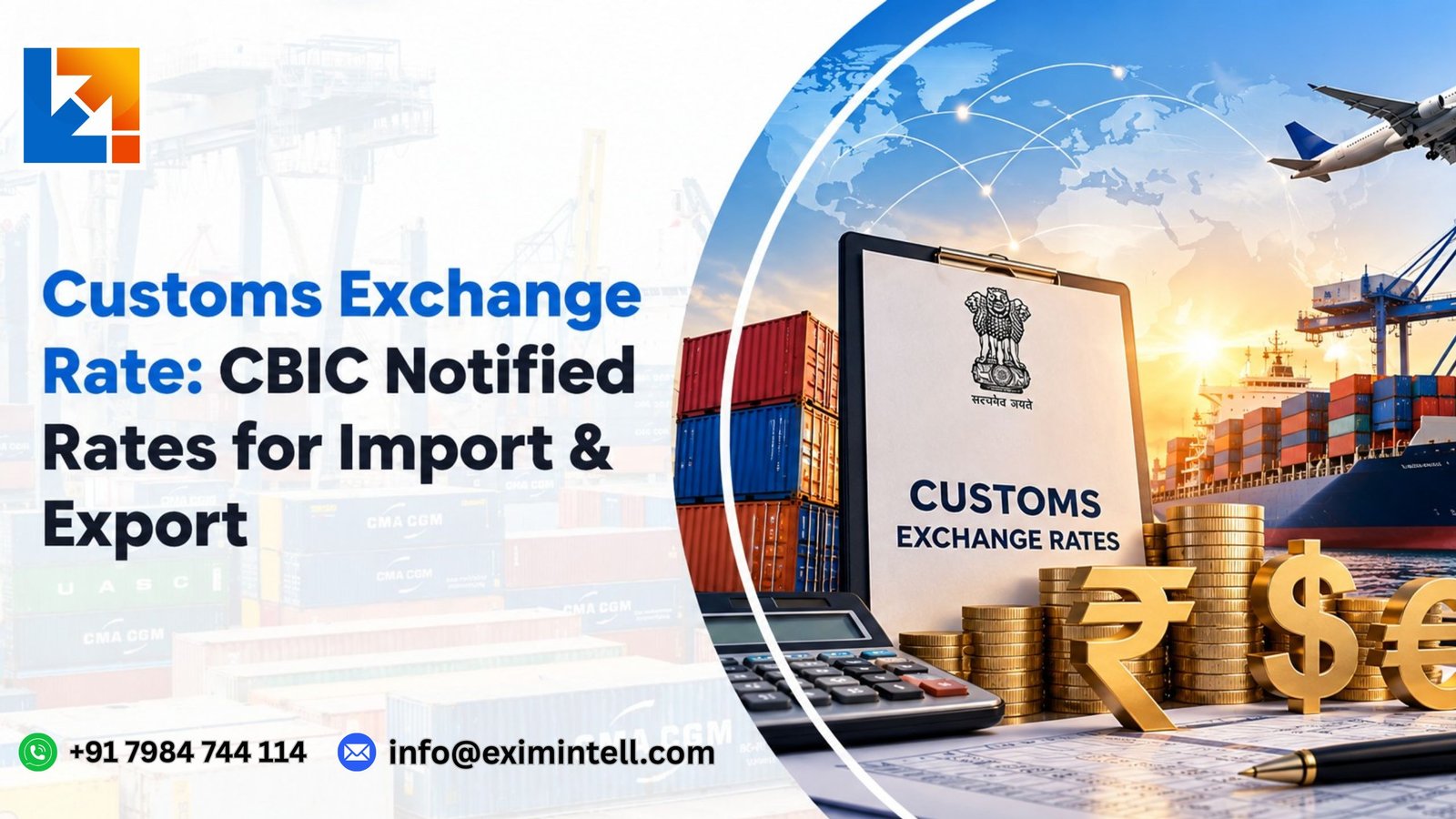 Customs Exchange Rate: CBIC Notified Rates for Import & Export